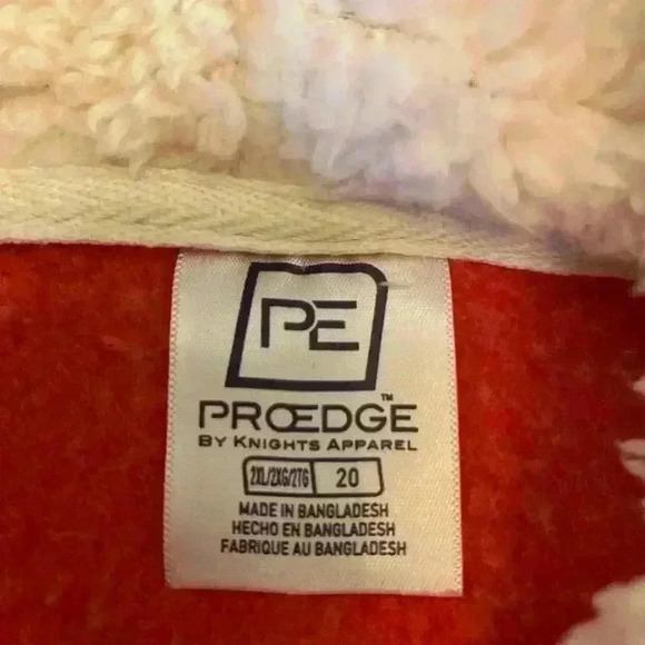 Georiga Bulldogs Women’s Pro Edge hooded sweatshirt size 2XL color Red - Picture 3 of 6